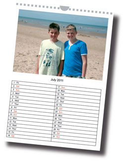 A4 Calendar